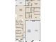 Layout of a spacious home featuring an open-concept living area, kitchen, four bedrooms, and RV garage at 2639 E Rustler Rd, San Tan Valley, AZ 85140