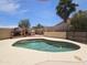 Private backyard featuring a refreshing pool, outdoor kitchen, and barbecue area, ideal for entertaining at 2919 E Friess E Dr, Phoenix, AZ 85032