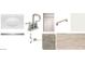 Detailed bathroom design featuring elegant fixtures, cabinet, carpet and tile flooring at 32071 N Lone Rancher Way, San Tan Valley, AZ 85140
