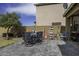 This backyard is great for gathering with friends around the patio and lawn at 42006 W Hillman Dr, Maricopa, AZ 85138
