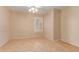 Bedroom with a ceiling fan and tile flooring throughout at 4826 W Ardmore Rd, Laveen, AZ 85339