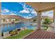 Balcony view of pool and lake at 5510 W Arrowhead Lakes Dr, Glendale, AZ 85308