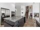 Modern kitchen with stainless steel appliances, island, and an open layout at 5510 W Arrowhead Lakes Dr, Glendale, AZ 85308