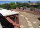 View of backyard with ramada that needs repair work, from above at 5716 E Desert Vista Trl, Cave Creek, AZ 85331