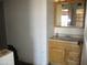 A bathroom featuring a vanity with a sink and a large mirror at 5716 E Desert Vista Trl, Cave Creek, AZ 85331