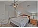 Serene main bedroom with carpet, fan, and a neutral color palette at 602 N May -- # 23, Mesa, AZ 85201