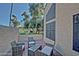 Cozy patio space furnished with comfortable seating, offering a relaxing outdoor living area at 602 N May -- # 23, Mesa, AZ 85201
