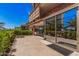 Spacious patio offering an inviting outdoor space with desert landscaping and comfortable seating at 7137 E Rancho Vista Dr # 4011, Scottsdale, AZ 85251