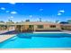 Refreshing pool with a clear view of the home's patio, blending relaxation with backyard ambiance at 8318 E Via De Los Libros --, Scottsdale, AZ 85258