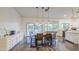 Open dining area with view of the backyard patio at 8748 W Maui Ln, Peoria, AZ 85381
