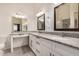 Spacious bathroom features double sinks, granite countertops, and modern fixtures at 10136 E Southern Ave # 3091, Mesa, AZ 85209