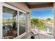 Private balcony overlooking the mature landscaping provides a tranquil spot to relax and unwind at 15237 S 19Th Way, Phoenix, AZ 85048