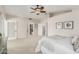 Bright bedroom with a neutral color palette and easy access to ensuite bathroom at 15237 S 19Th Way, Phoenix, AZ 85048