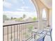 Balcony with seating offers views of the surrounding neighborhood at 155 N Lakeview Blvd # 268, Chandler, AZ 85225