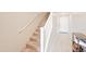 Entry hallway with carpeted stairs and tile flooring at 155 N Lakeview Blvd # 268, Chandler, AZ 85225