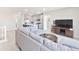 Open concept living room and kitchen featuring modern design and great room at 155 N Lakeview Blvd # 268, Chandler, AZ 85225