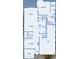 Main level floorplan of a home showing the living room, kitchen, dining room, Gathering room, and garage at 18663 W Vogel Ave, Goodyear, AZ 85338