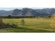 Large community green space with soccer goals and views of the mountains in the distance at 19321 W Luke Ave, Litchfield Park, AZ 85340