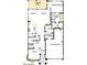 Main floor plan showing kitchen, study, and living areas at 19426 W San Juan Ave, Litchfield Park, AZ 85340