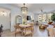 Inviting dining and living area featuring stylish furnishings and ample natural light at 20100 N 78Th Pl # 1048, Scottsdale, AZ 85255