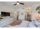 View of the main bedroom leading to bathroom and showing a large closet at 20100 N 78Th Pl # 1048, Scottsdale, AZ 85255