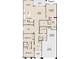 Detailed floor plan showcasing layout of a modern house with open kitchen and owner's suite at 32101 N Lone Rancher Way, San Tan Valley, AZ 85140