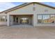 Covered patio in backyard, great for outdoor entertaining at 32541 N 135Th Dr, Peoria, AZ 85383