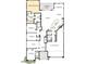 Layout of the home, with multiple bedrooms, a large kitchen, open plan living, and 3-car garage at 32541 N 135Th Dr, Peoria, AZ 85383