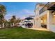 Charming backyard with pool, patio, and expansive lawn, perfect for outdoor enjoyment and relaxation at 3665 S Jojoba Way, Chandler, AZ 85248