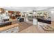 Bright open concept living area with kitchen and dining space at 401 E Braeburn Dr, Phoenix, AZ 85022