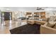 Comfortable living room with large sectional sofa and stylish decor at 401 E Braeburn Dr, Phoenix, AZ 85022