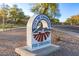 Welcome to the Fox Crossing community entrance sign at 712 W Jade Dr, Chandler, AZ 85248