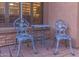 Relaxing patio area with stylish chairs and table, ideal for outdoor lounging near the home at 712 W Jade Dr, Chandler, AZ 85248
