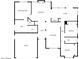 Detailed floor plan of the home showcasing the layout, rooms, and dimensions at 11106 E Clinton St, Scottsdale, AZ 85259