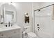 Charming bathroom with tub and shower at 12937 W El Sueno Ct, Sun City West, AZ 85375