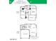 Detailed floor plan showcasing the layout of a home with multiple bedrooms, a spacious living area, and a 2-car garage at 16875 N 12Th St # 13, Phoenix, AZ 85020