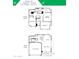 Detailed floor plan showcasing three bedrooms, two bathrooms, and a two-car garage at 16875 N 12Th St # 13, Phoenix, AZ 85022
