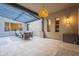 Large outdoor patio with a pergola and comfortable lounge furniture at 19829 N 97Th St, Scottsdale, AZ 85255