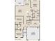 Open floorplan featuring 3 bedrooms, 2 baths, den, great room, and kitchen at 24129 W Bowker St, Buckeye, AZ 85326
