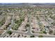 Aerial view showcasing this beautiful, planned community including lush landscaping, pools and a tranquil desert scape at 29214 N 19Th Ln, Phoenix, AZ 85085