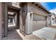 Wrought iron gated entrance into the courtyard and home entrance at 29214 N 19Th Ln, Phoenix, AZ 85085
