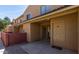 Charming townhouse with private entrance featuring neutral tones and a cozy front patio at 3511 E Baseline Rd # 1235, Phoenix, AZ 85042