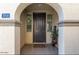Inviting front porch with decorative accents and a stylish front door at 3914 S 58Th Ln, Phoenix, AZ 85043