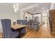 Bright kitchen with stainless steel appliances, white cabinets, and a stylish island at 4419 N 24Th Way, Phoenix, AZ 85016