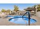 Inviting community hot tub with easy access and a refreshing view at 5445 E Mckellips Rd # 23, Mesa, AZ 85215