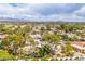 Beautiful aerial shot highlighting the neighborhood's serene atmosphere, verdant trees, and community feel at 6112 E Jenan Dr, Scottsdale, AZ 85254