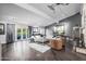 Expansive living area with high ceilings offers versatile layout options and lots of natural light at 6112 E Jenan Dr, Scottsdale, AZ 85254
