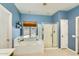 Bright bathroom with a separate shower and a soaking tub beneath a window at 6350 S Four Peaks Pl, Chandler, AZ 85249
