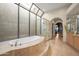 Main bathroom with skylight at 8429 E Del Camino Dr, Scottsdale, AZ 85258