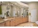 Main bathroom with long vanity at 8429 E Del Camino Dr, Scottsdale, AZ 85258